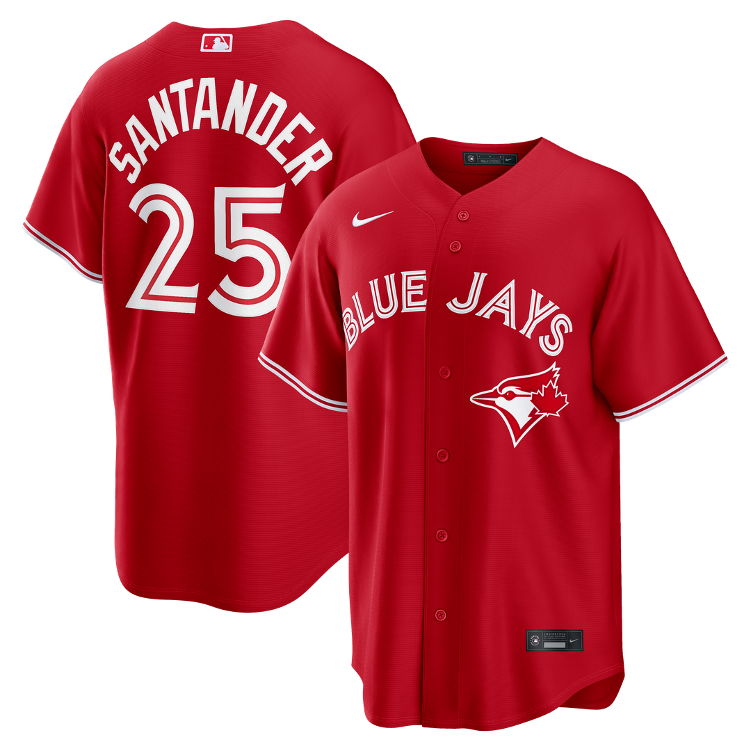 Toronto Blue Jays Nike Anthony Santander Canada Day Replica Baseball Jersey - Red