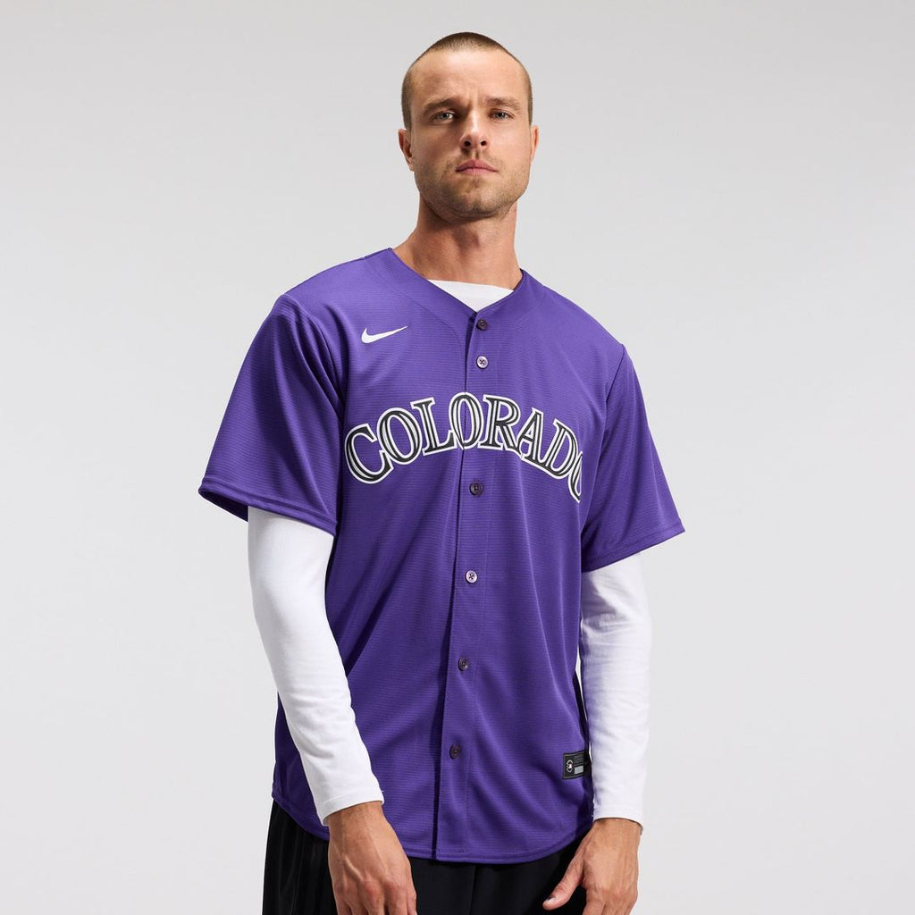 Colorado Rockies Nike Alternate Replica Team Baseball Jersey - Purple