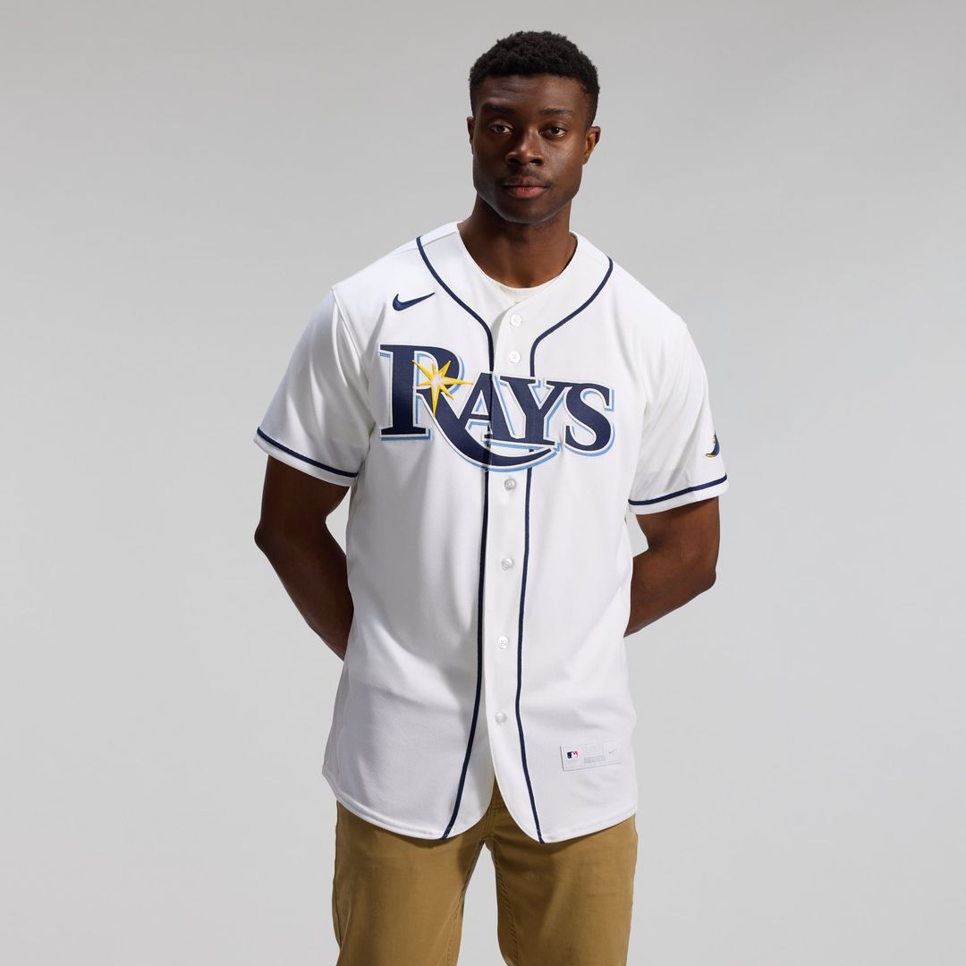 Tampa Bay Rays Nike Home Authentic Baseball Jersey - White