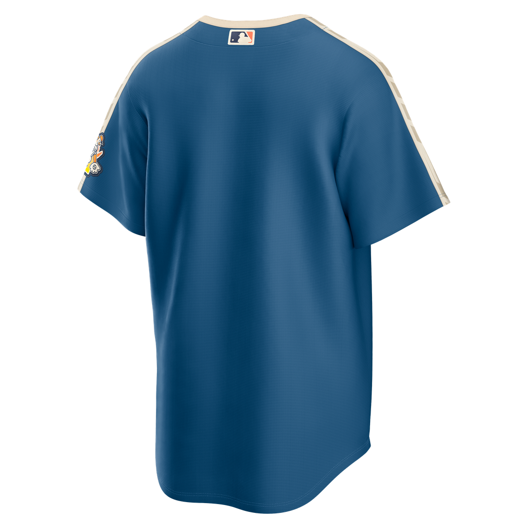 Milwaukee Brewers Nike Mineral Blue 2026 City Connect Stadium Baseball Jersey