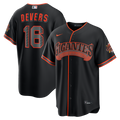 San Francisco Giants Nike Rafael Devers Alternate Stadium Baseball Jersey - Black