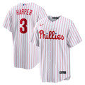 Philadelphia Phillies Nike Bryce Harper Home Replica Baseball Jersey - White
