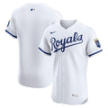 Kansas City Royals Nike Home Elite Baseball Jersey - White