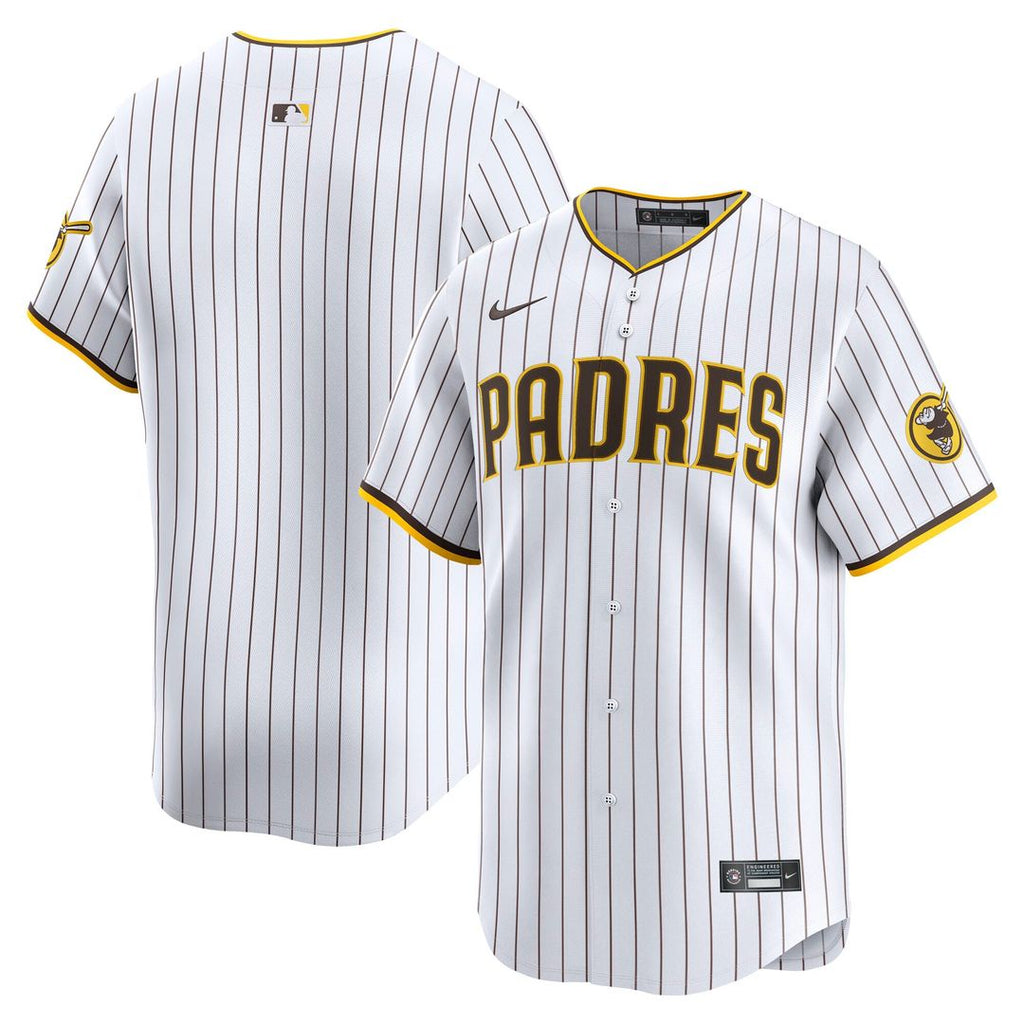 San Diego Padres Nike Home Limited Baseball Jersey - White