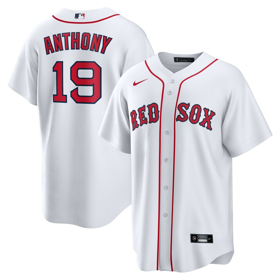 Boston Red Sox Nike Roman Anthony Home Replica Baseball Jersey - White