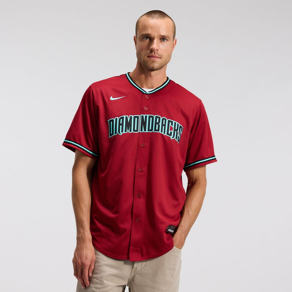Arizona Diamondbacks Nike Corbin Carroll Road Replica Baseball Jersey - Gray