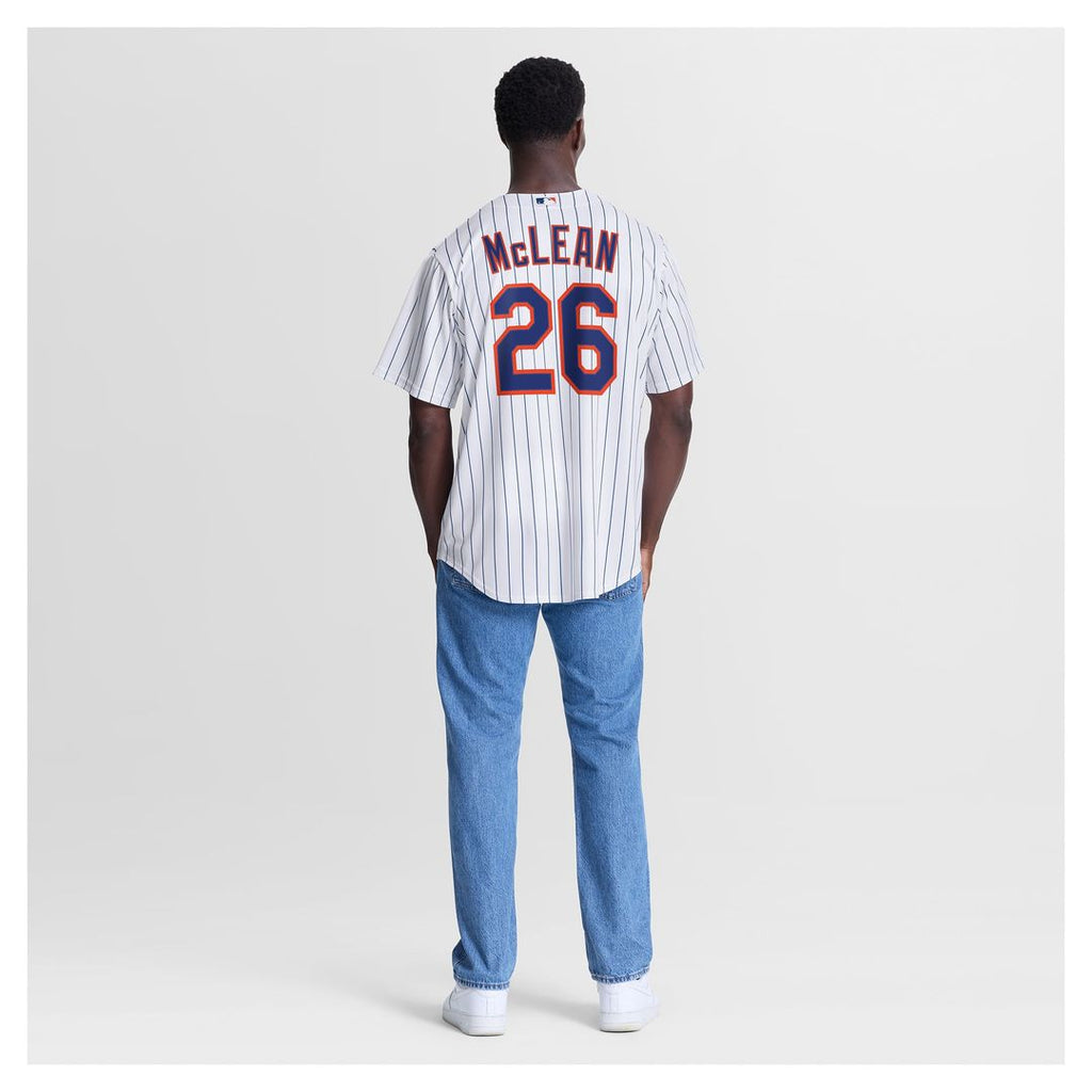 New York Mets Nike Nolan McLean Home Replica Baseball Jersey - White
