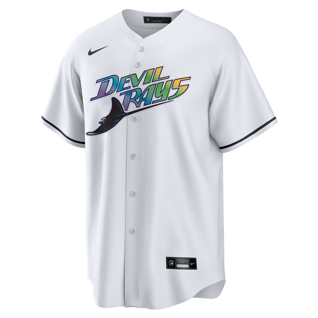 Tampa Bay Rays Nike Home Replica Team Baseball Jersey - White
