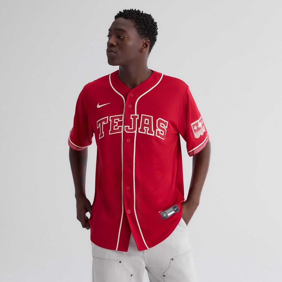 Texas Rangers Nike 2026 City Connect Stadium Baseball Jersey - Red