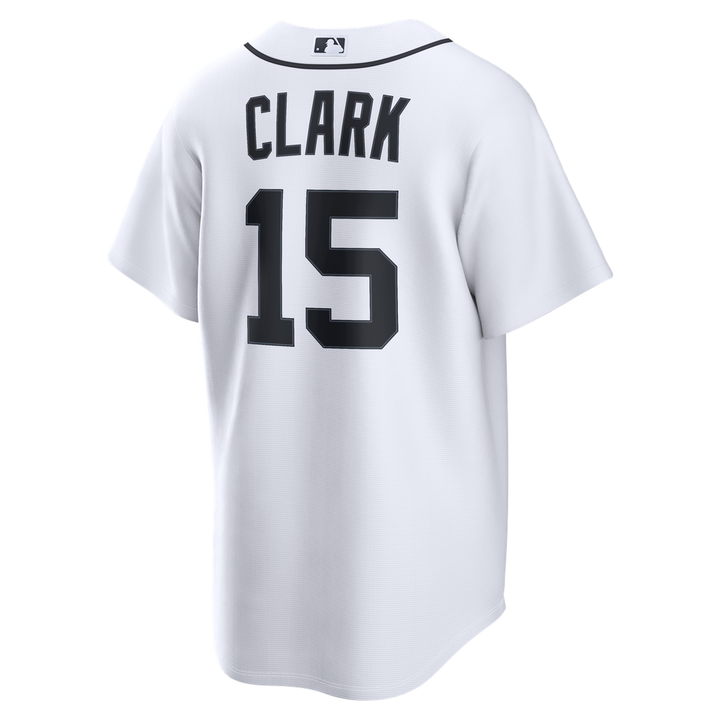 Detroit Tigers Nike Max Clark Home Replica Baseball Jersey - White