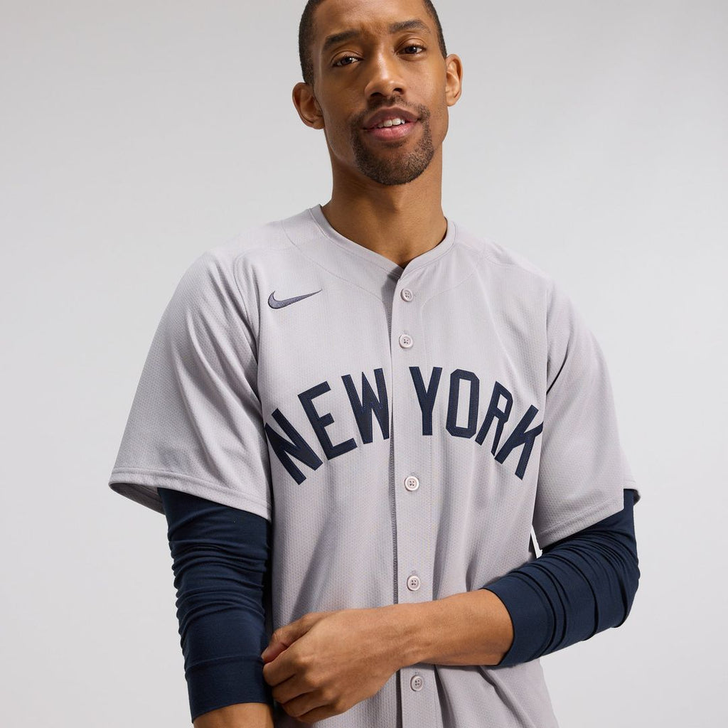 New York Yankees Nike Aaron Judge Road Limited Baseball Jersey - Gray