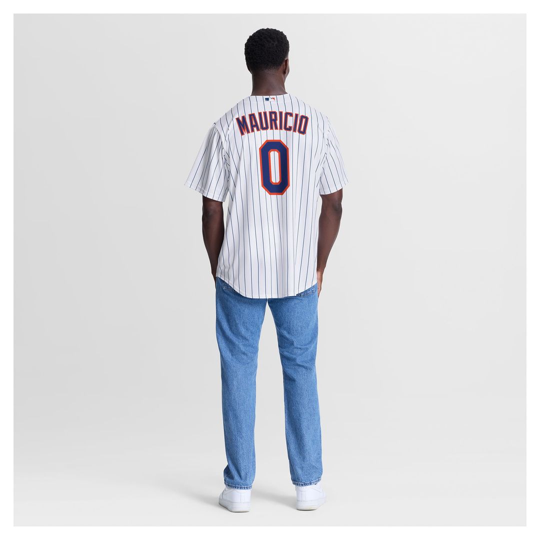 New York Mets Nike Ronny Mauricio Home Replica Baseball Jersey - White