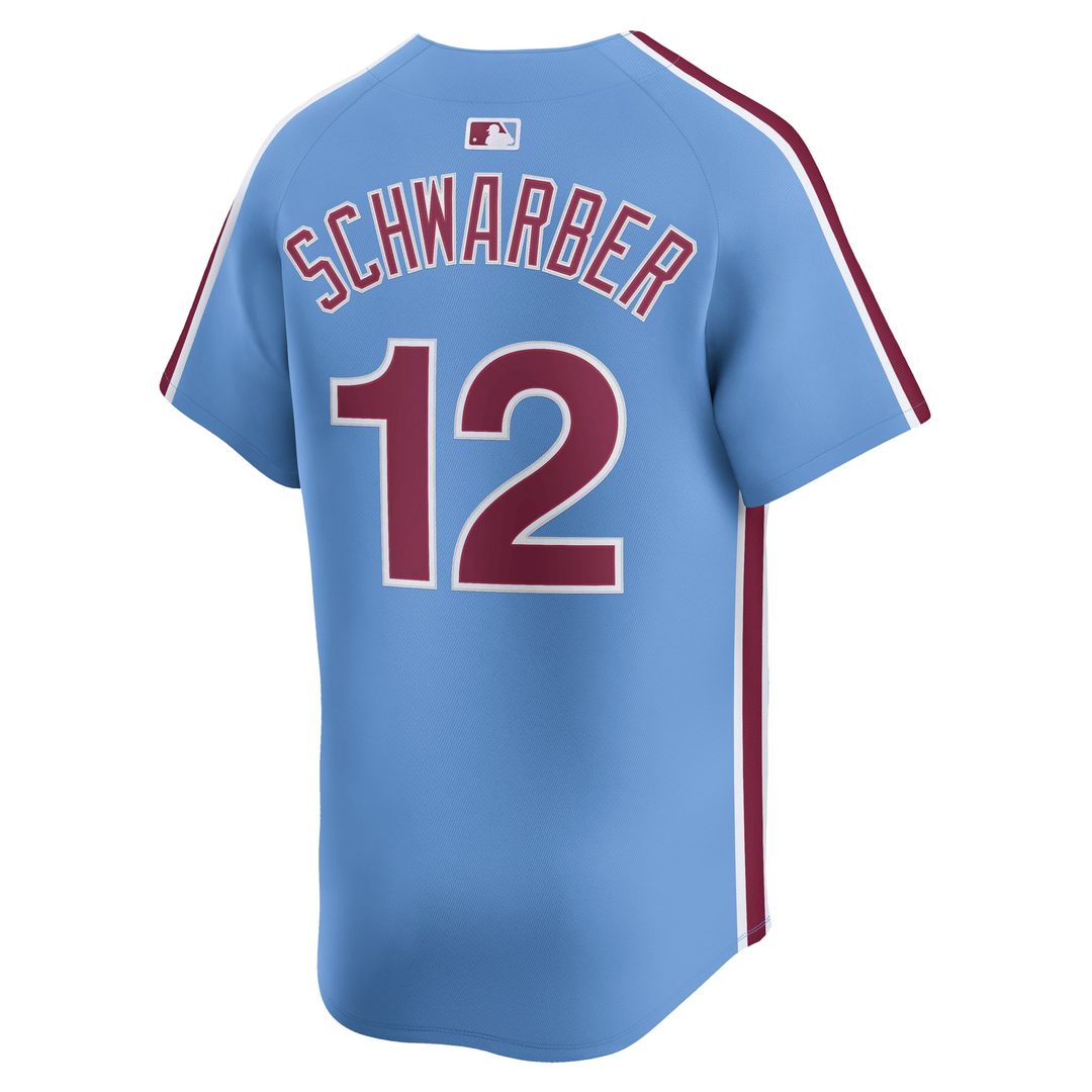 Philadelphia Phillies Nike Kyle Schwarber Home Limited Baseball Jersey - White
