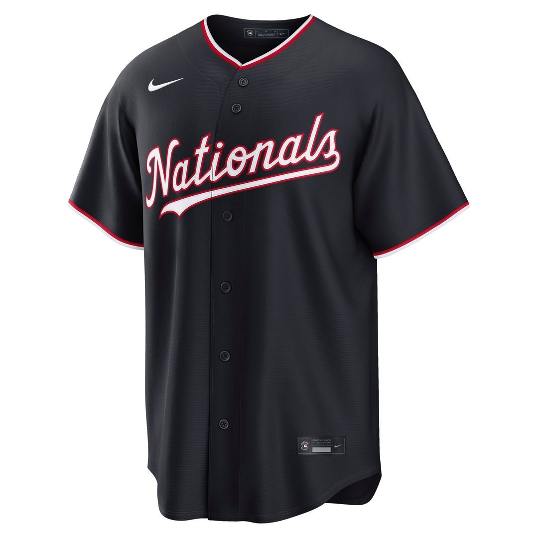 Washington Nationals Nike James Wood Alternate Replica Baseball Jersey - Navy