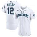 Seattle Mariners Nike Josh Naylor Home 50th Season Authentic Baseball Jersey - White