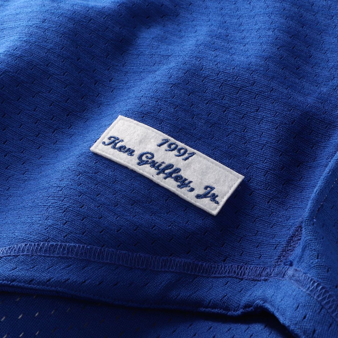 Seattle Mariners Mitchell & Ness Ken Griffey Jr. Big & Tall Cooperstown Collection Mesh Batting Practice Baseball Jersey - Royal