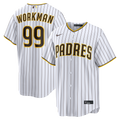San Diego Padres Nike Gage Workman Home Replica Baseball Jersey - White