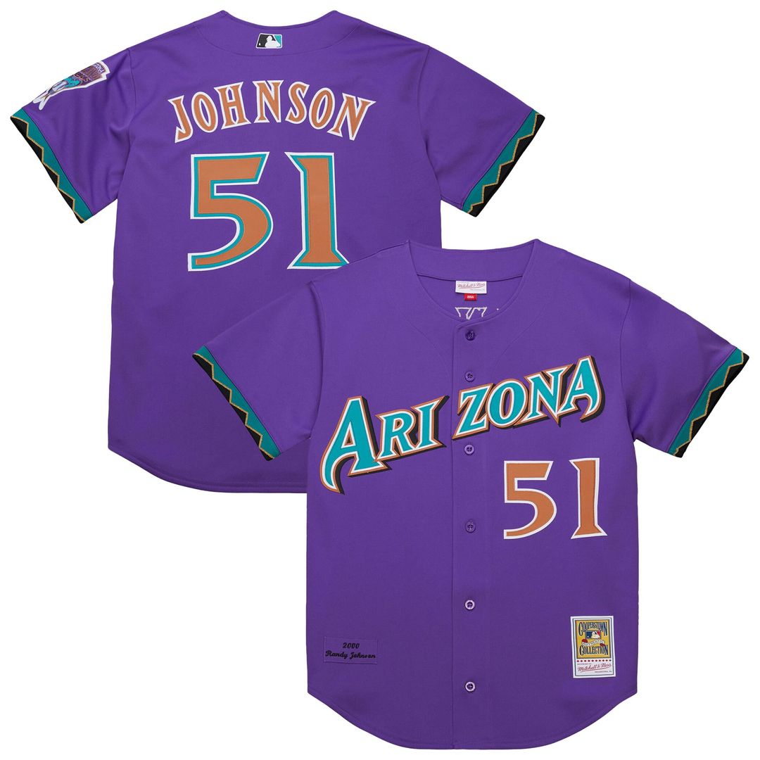 Arizona Diamondbacks Mitchell & Ness Randy Johnson 2001 Authentic Baseball Jersey - Black
