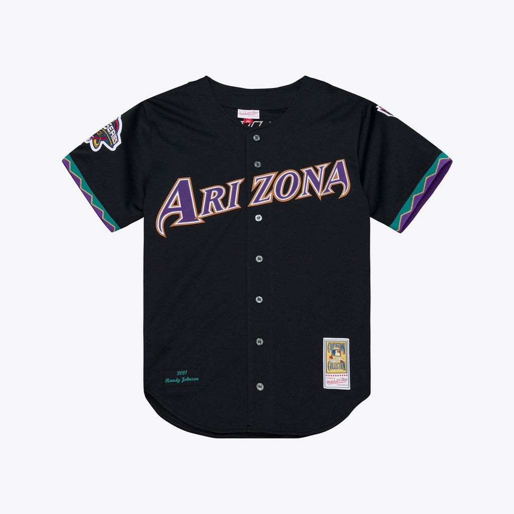 Arizona Diamondbacks Mitchell & Ness Randy Johnson 2001 Authentic Baseball Jersey - Black
