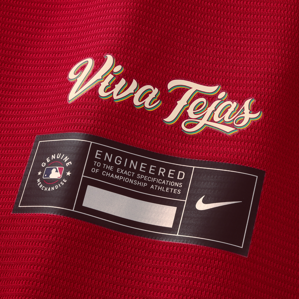 Texas Rangers Nike 2026 City Connect Stadium Baseball Jersey - Red