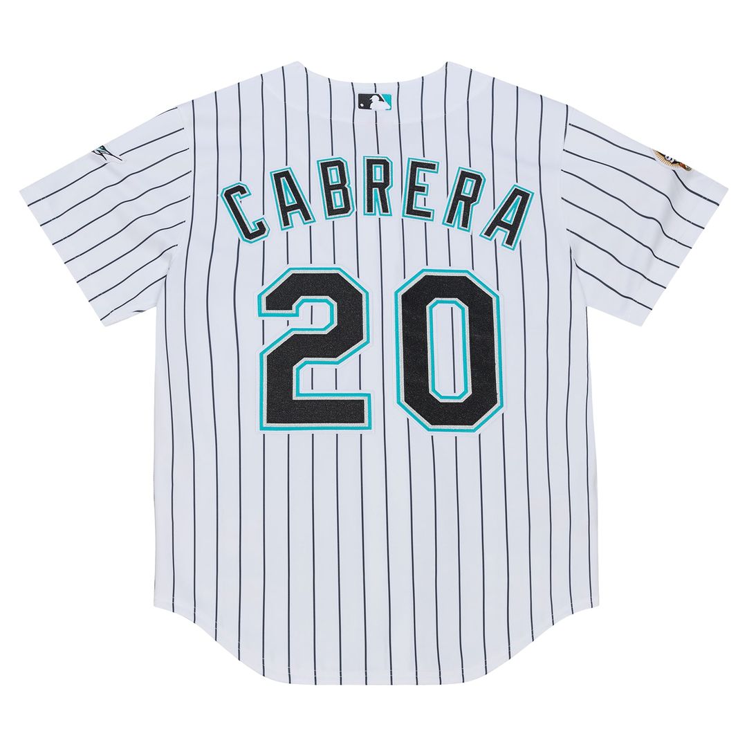 Florida Marlins Mitchell & Ness Miguel Cabrera 2003 Cooperstown Collection Authentic Baseball Jersey - White
