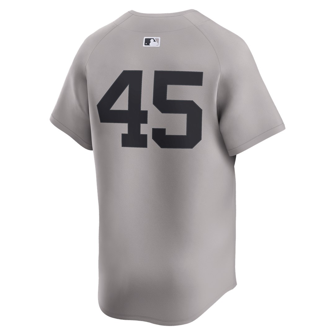 New York Yankees Nike Gerrit Cole Road Limited Baseball Jersey - Gray