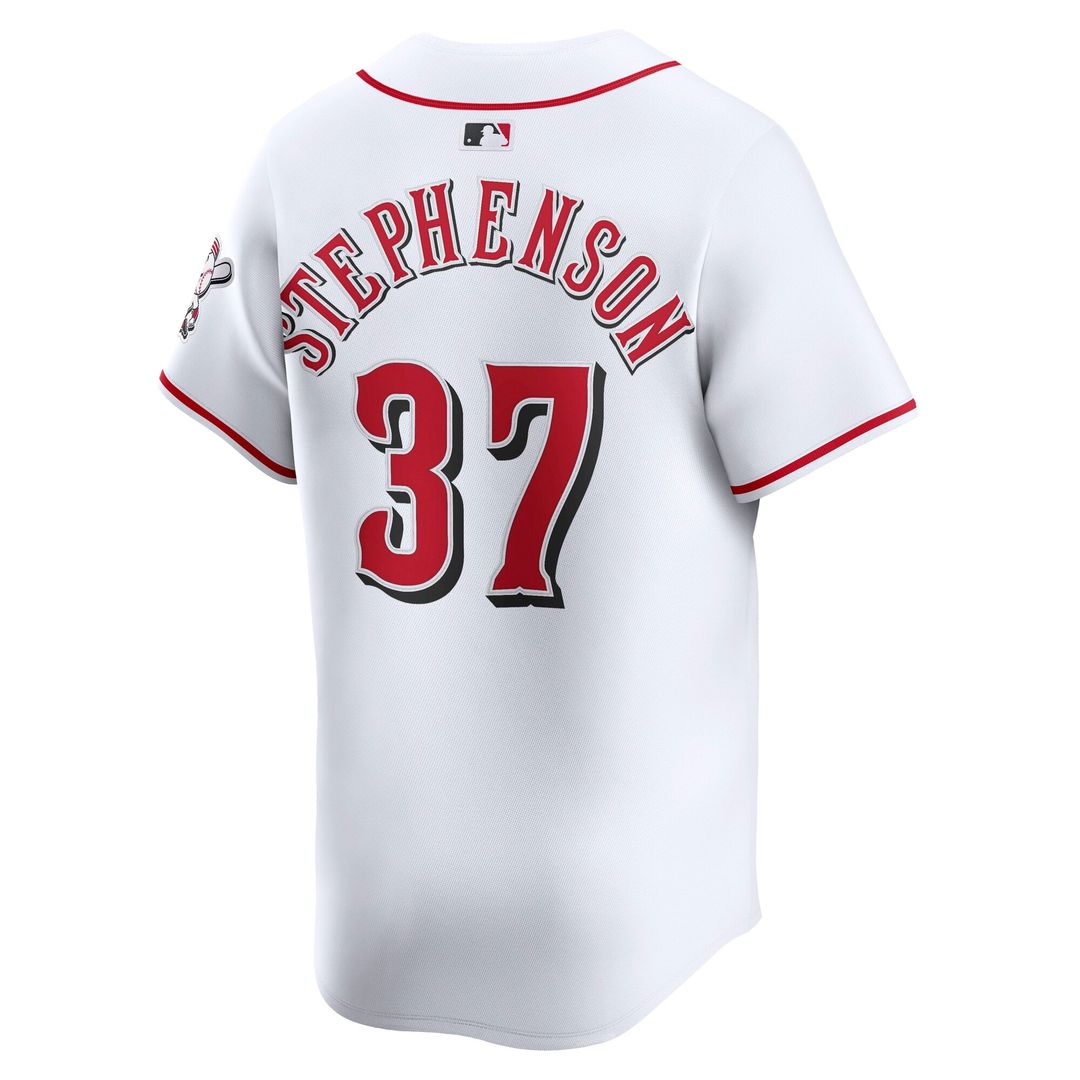 Cincinnati Reds Nike Tyler Stephenson Home Limited Baseball Jersey - White