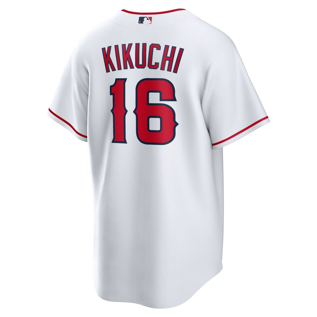 Los Angeles Angels Nike Yusei Kikuchi Home Replica Baseball Jersey - White