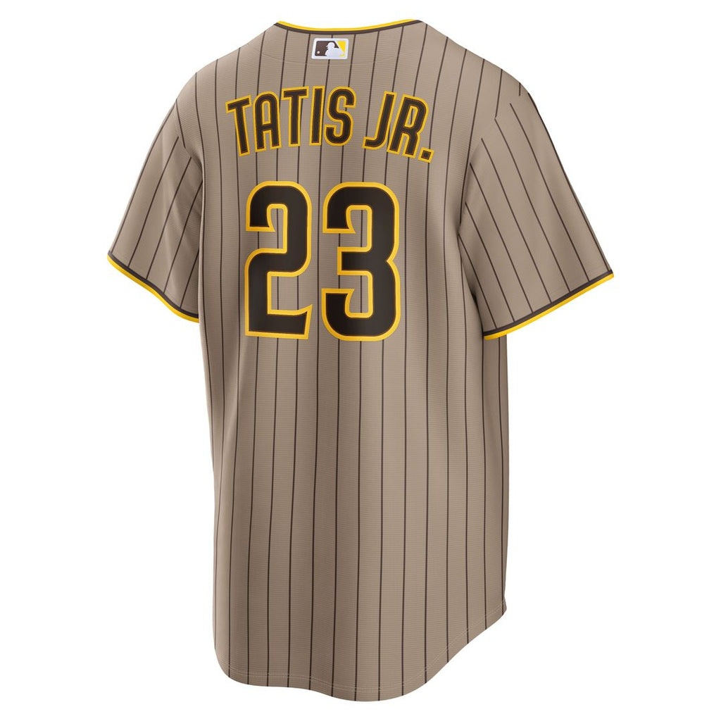 San Diego Padres Nike Fernando Tatis Jr. Road Replica Baseball Jersey - Brown