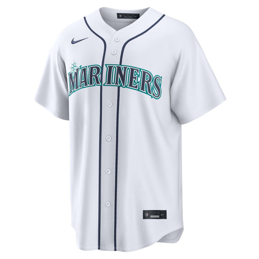 Seattle Mariners Nike Luke Raley Home Replica Baseball Jersey - White