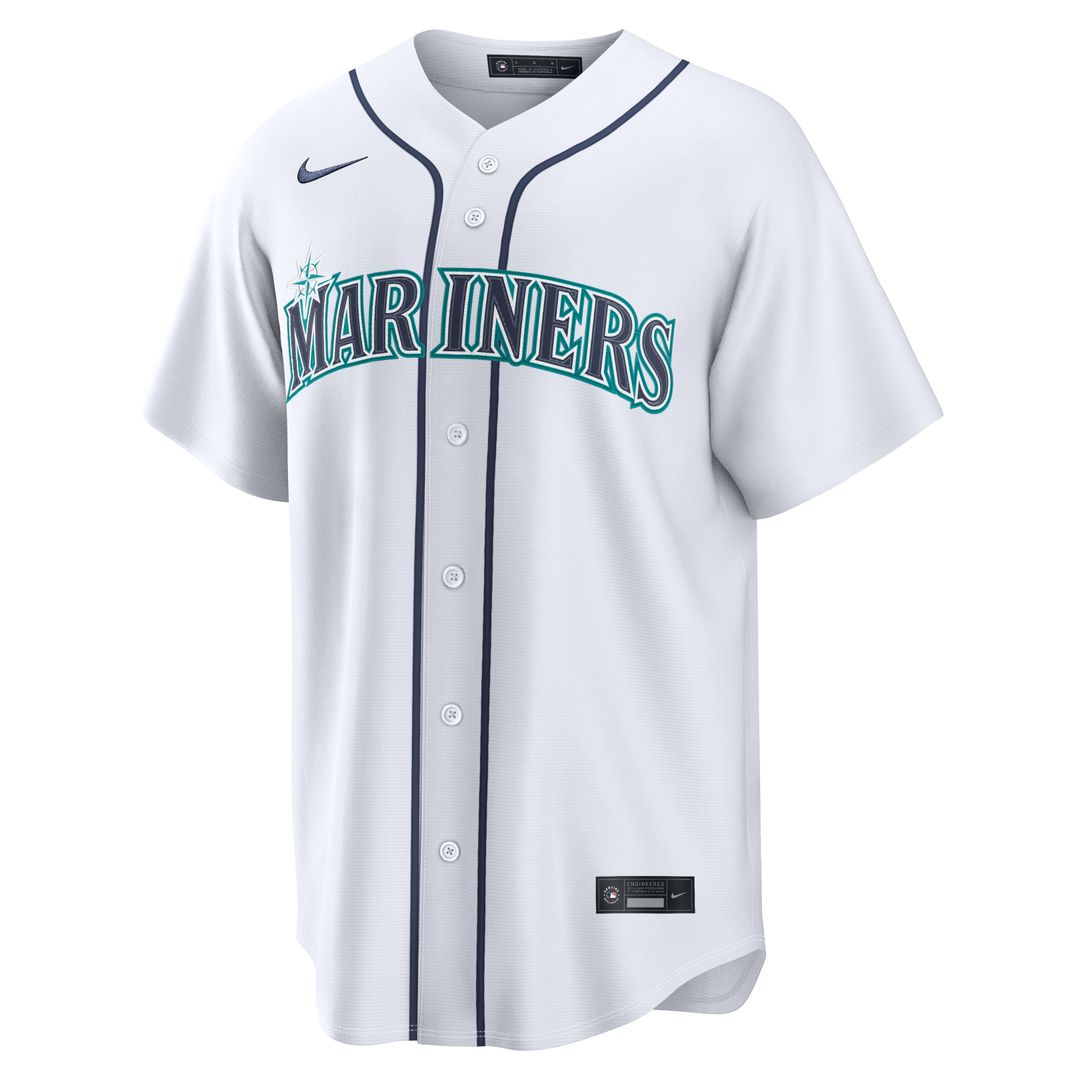 Seattle Mariners Nike Luke Raley Home Replica Baseball Jersey - White