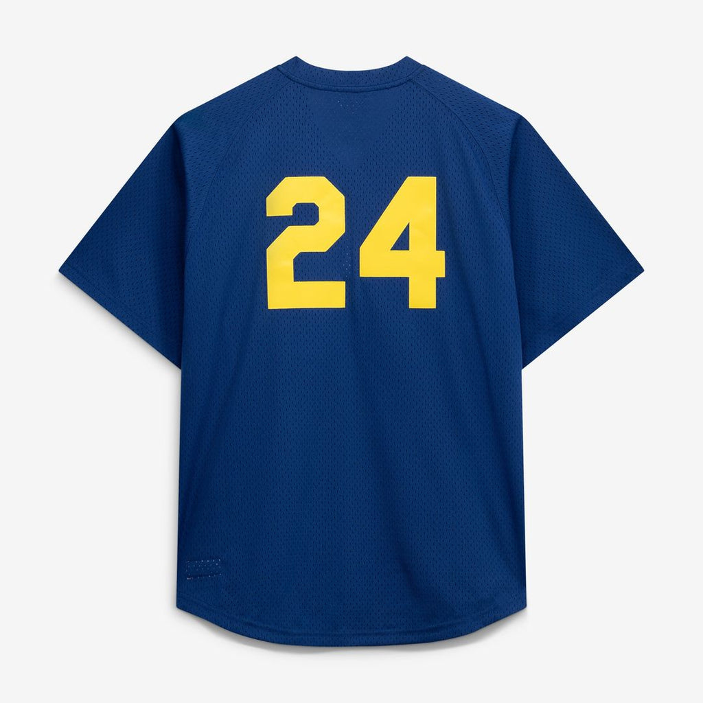 Seattle Mariners Mitchell & Ness Big & Tall Cooperstown Collection Mesh Batting Practice Baseball Jersey - Navy