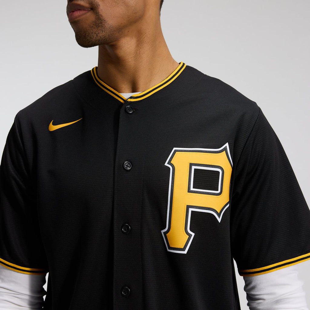 Pittsburgh Pirates Nike Alternate Replica Team Baseball Jersey - Black