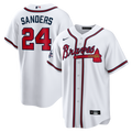 Atlanta Braves Nike Deion Sanders Home Retired Player Replica Baseball Jersey - White