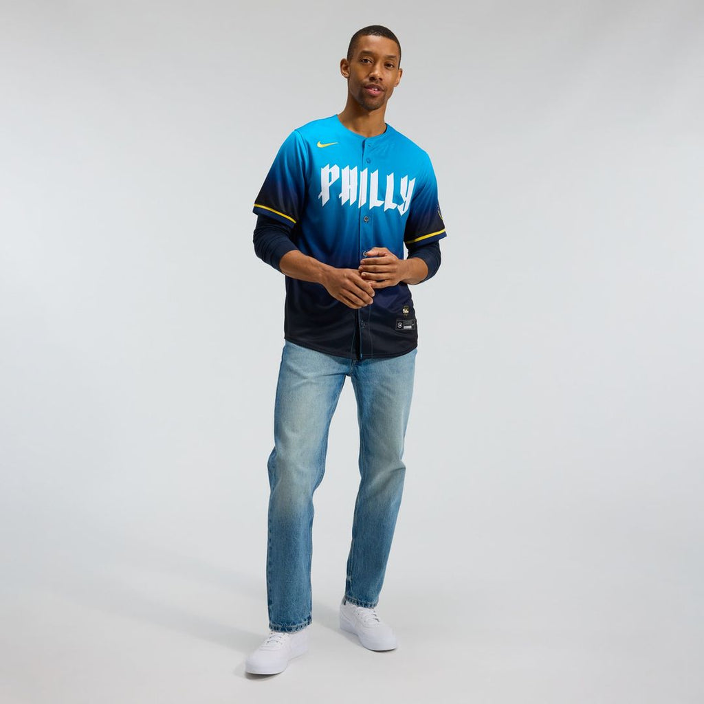 Philadelphia Phillies Nike City Connect Limited Baseball Jersey - Navy