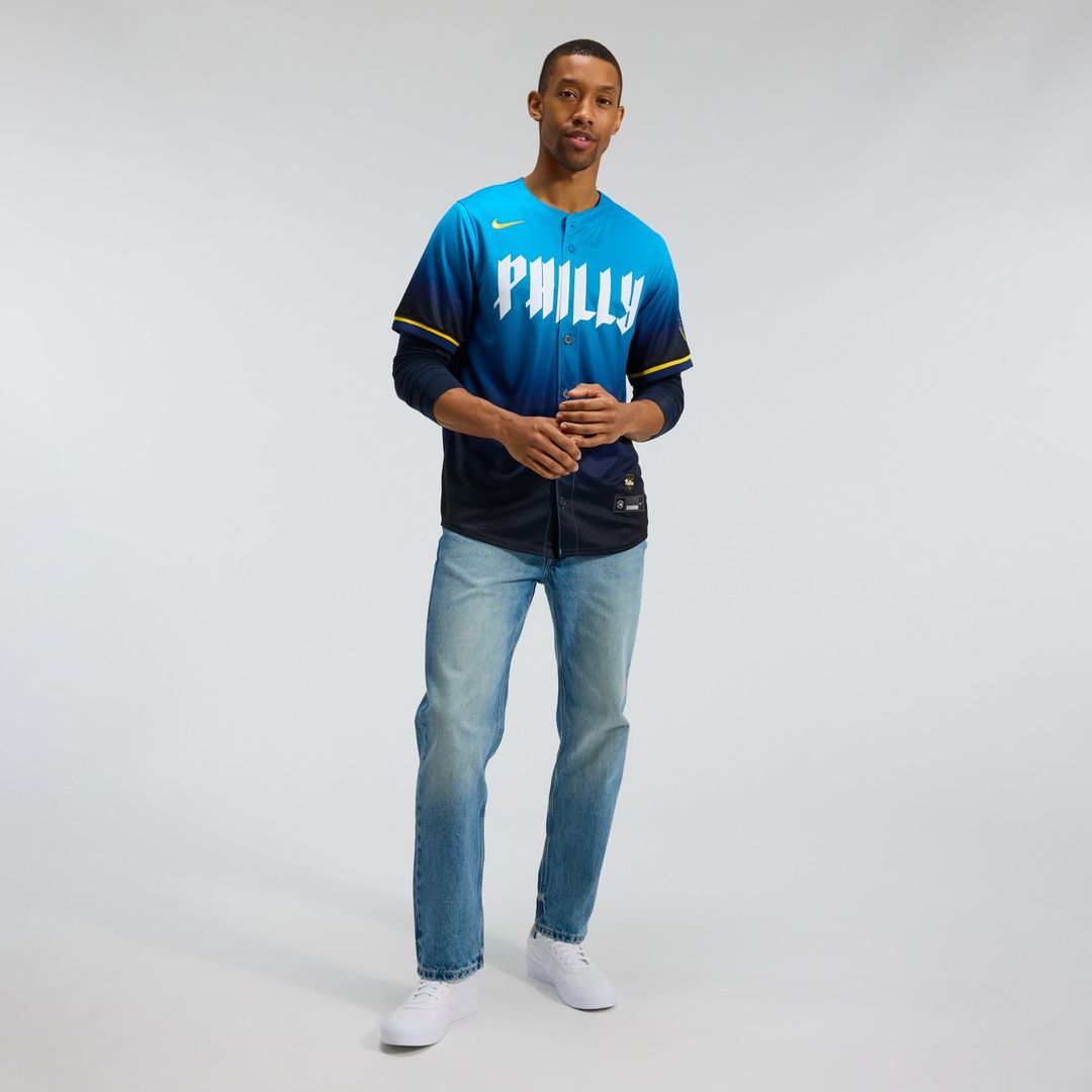 Philadelphia Phillies Nike City Connect Limited Baseball Jersey - Navy