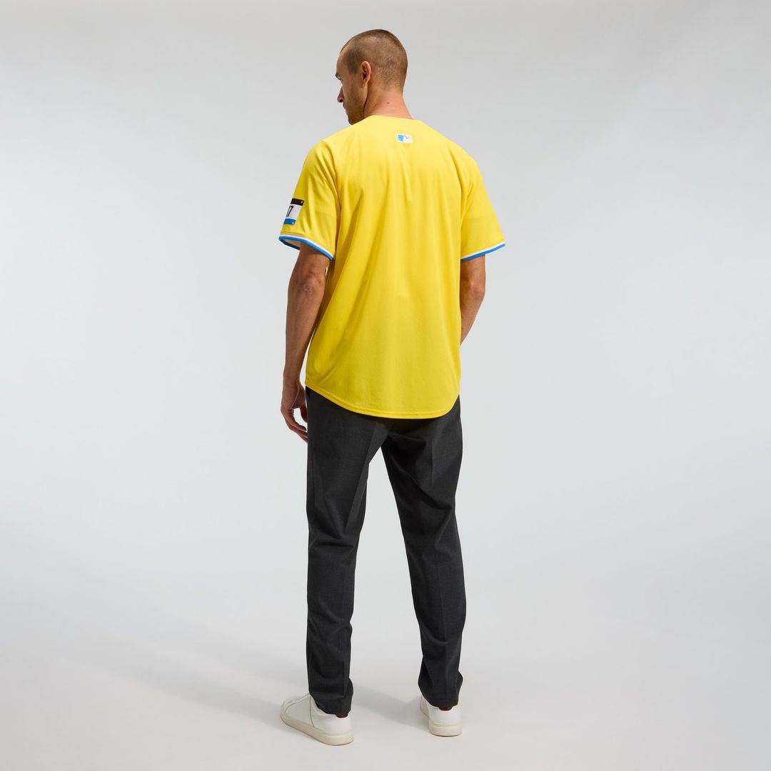 Boston Red Sox Nike City Connect Limited Baseball Jersey - Gold