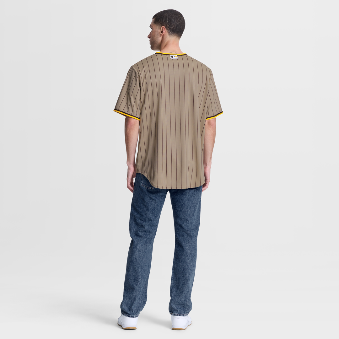 San Diego Padres Nike Alternate Replica Baseball Jersey - Sand
