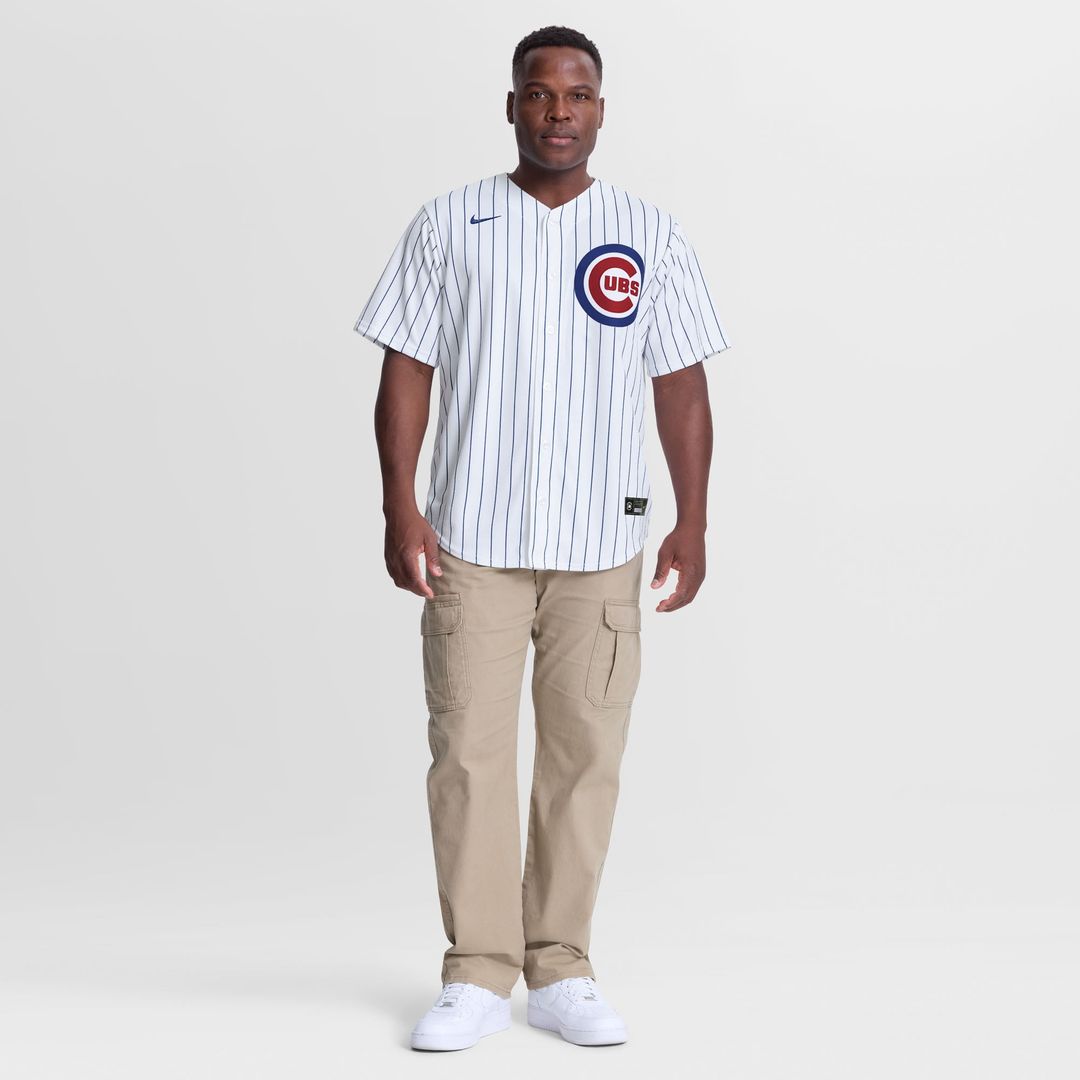 Chicago Cubs Nike Clay Holmes Home Replica Baseball Jersey - White
