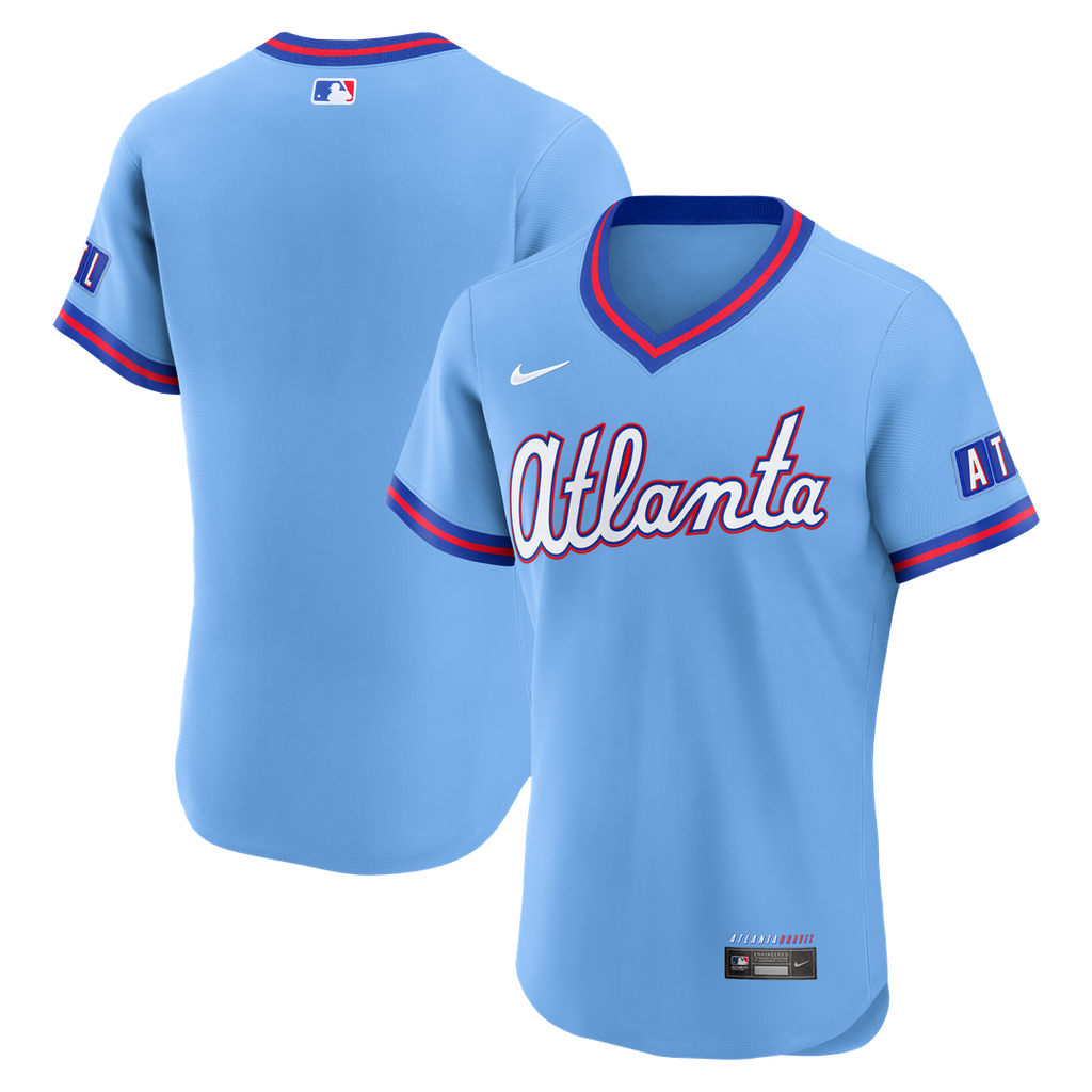 Atlanta Braves Nike 2026 City Connect Authentic Baseball Jersey - Powder Blue