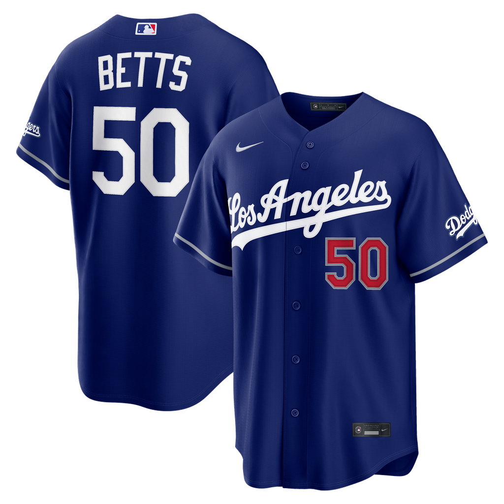 Los Angeles Dodgers Nike Mookie Betts Alternate Stadium Baseball Jersey - Royal