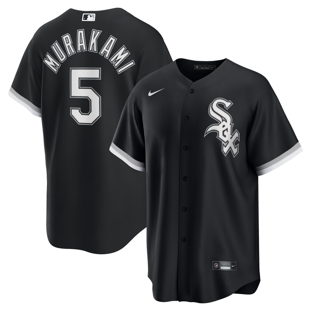 Chicago White Sox Nike Munetaka Murakami Alternate Replica Baseball Jersey - Black