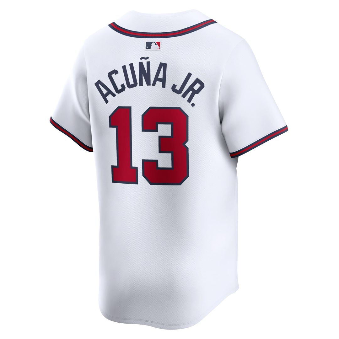 Atlanta Braves Nike Ronald Acuña Jr. Home Limited Baseball Jersey - White