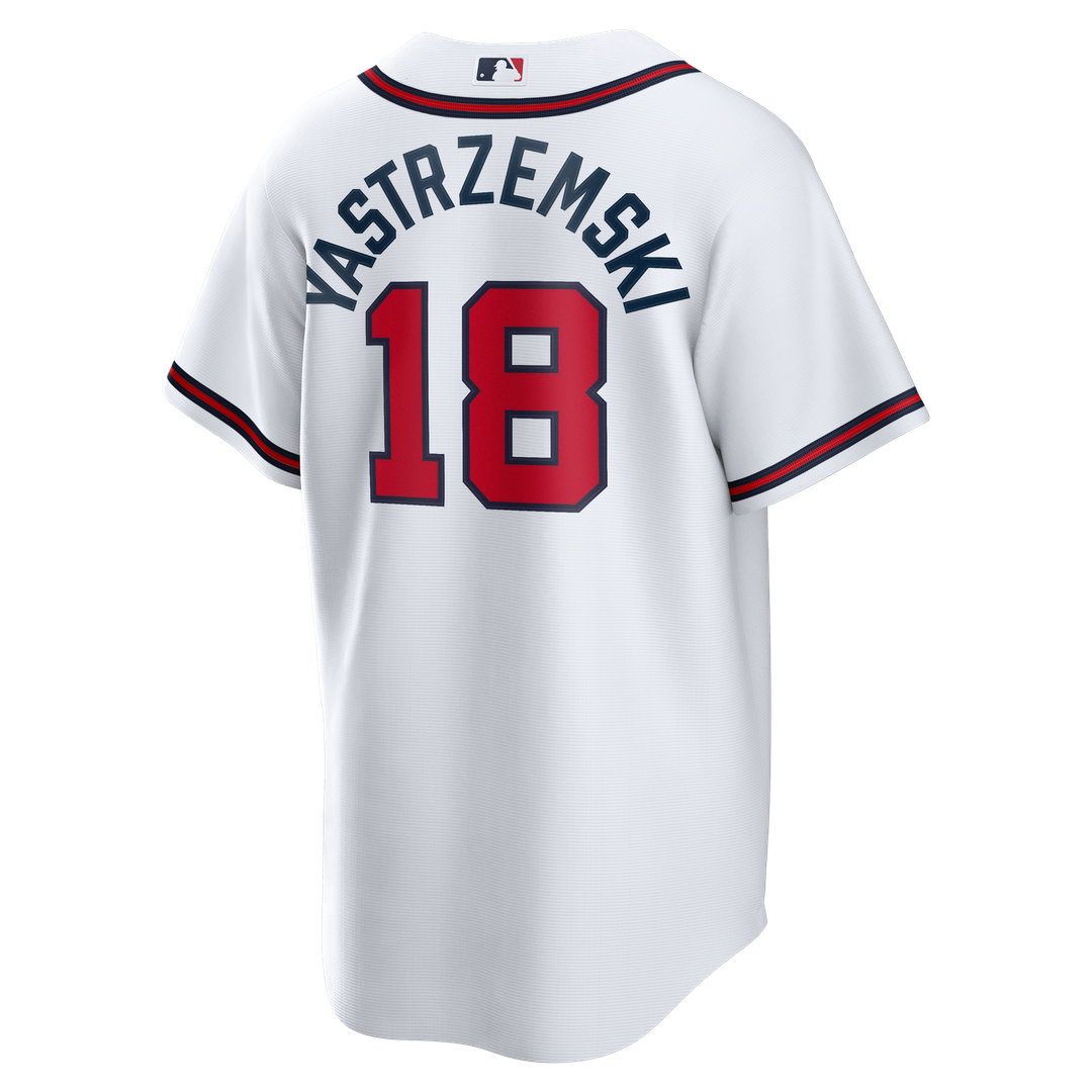 Atlanta Braves Nike Mike Yastrzemski Replica Baseball Jersey - White