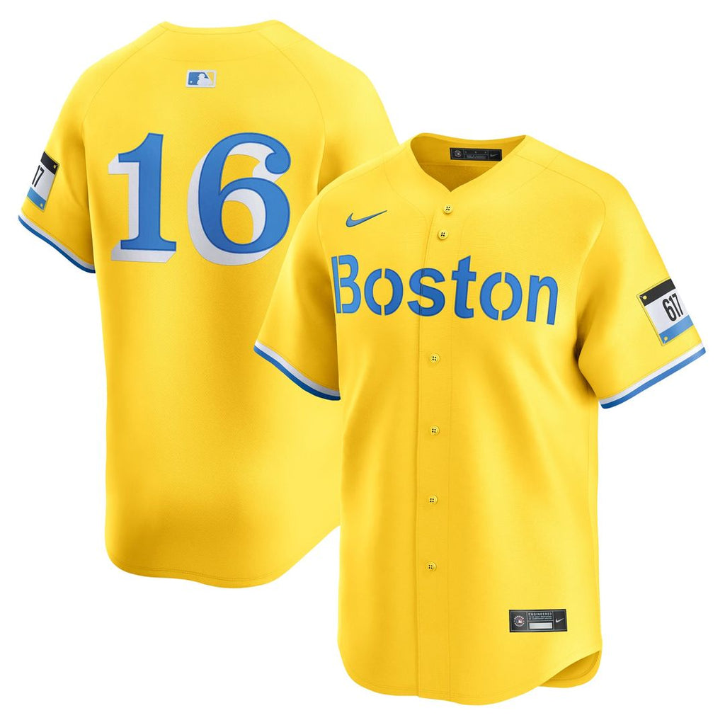 Boston Red Sox Nike Jarren Duran Alternate Limited Baseball Jersey - Gold