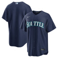 Seattle Mariners Nike Road Replica Baseball Jersey - Navy