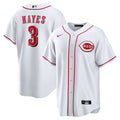 Cincinnati Reds Nike Ke'Bryan Hayes Home Replica Baseball Jersey - White
