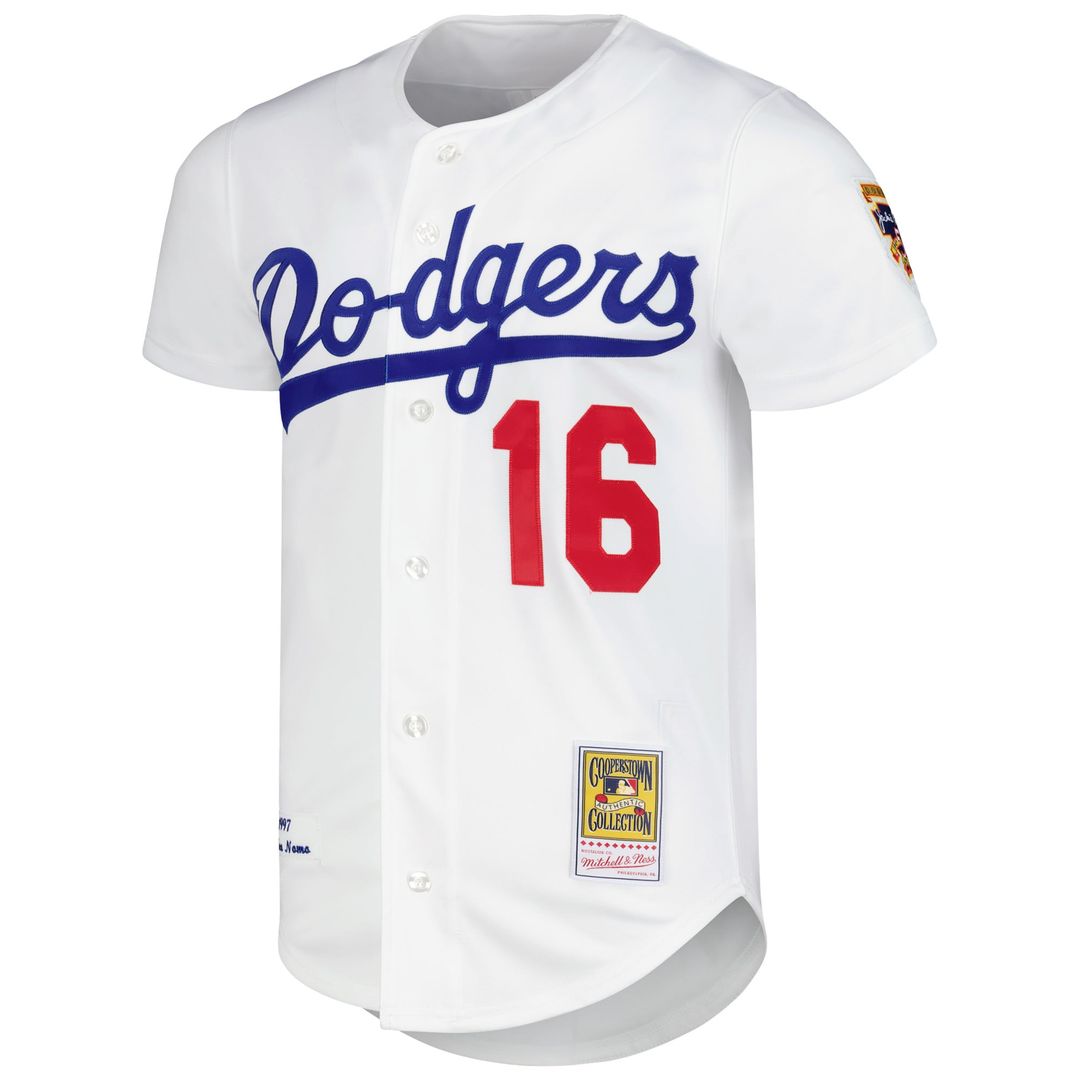 Los Angeles Dodgers Mitchell & Ness Hideo Nomo Cooperstown Collection Authentic Baseball Jersey - White
