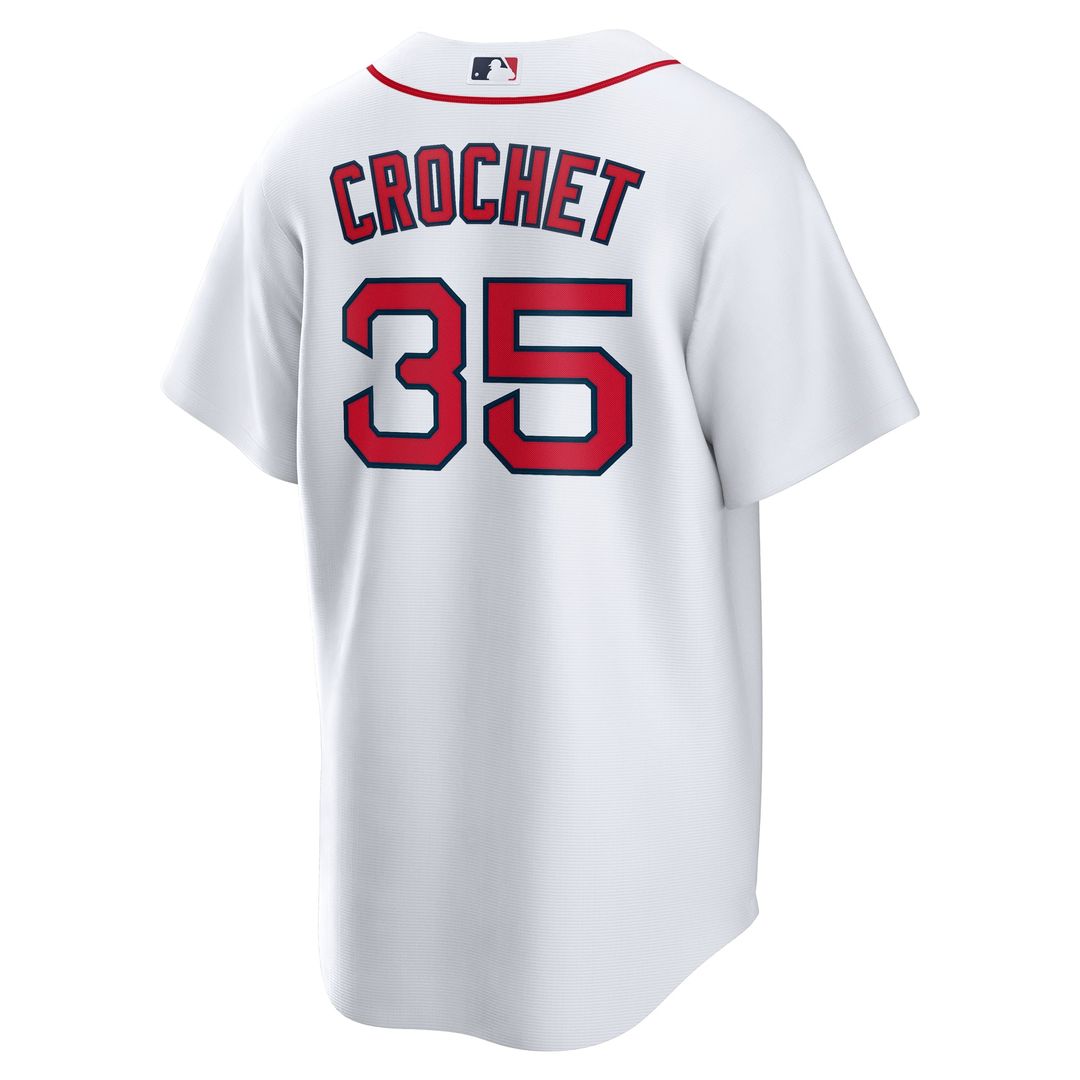 Boston Red Sox Nike Garrett Crochet Home Replica Baseball Jersey - White