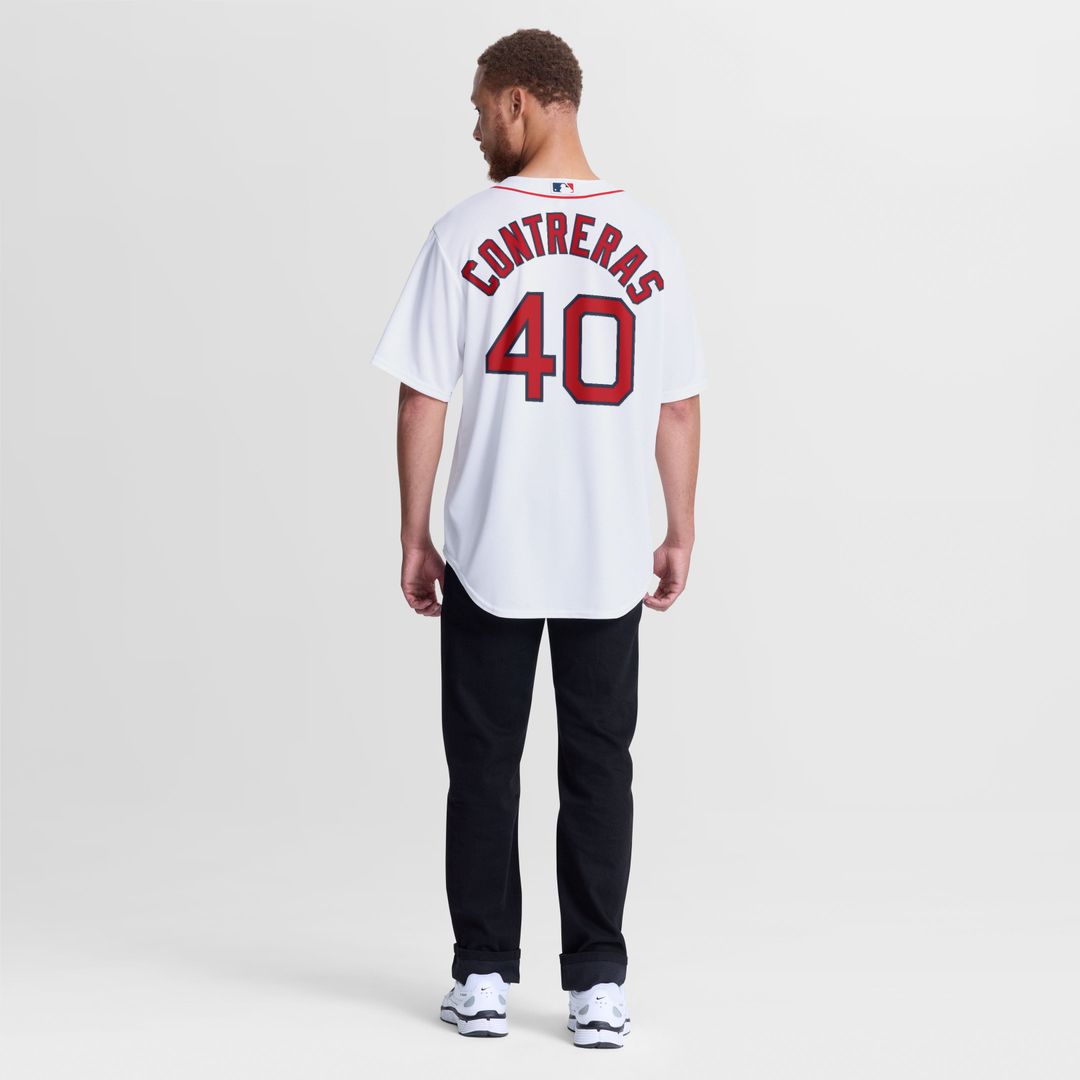 Boston Red Sox Nike Willson Contreras Home Replica Baseball Jersey - White